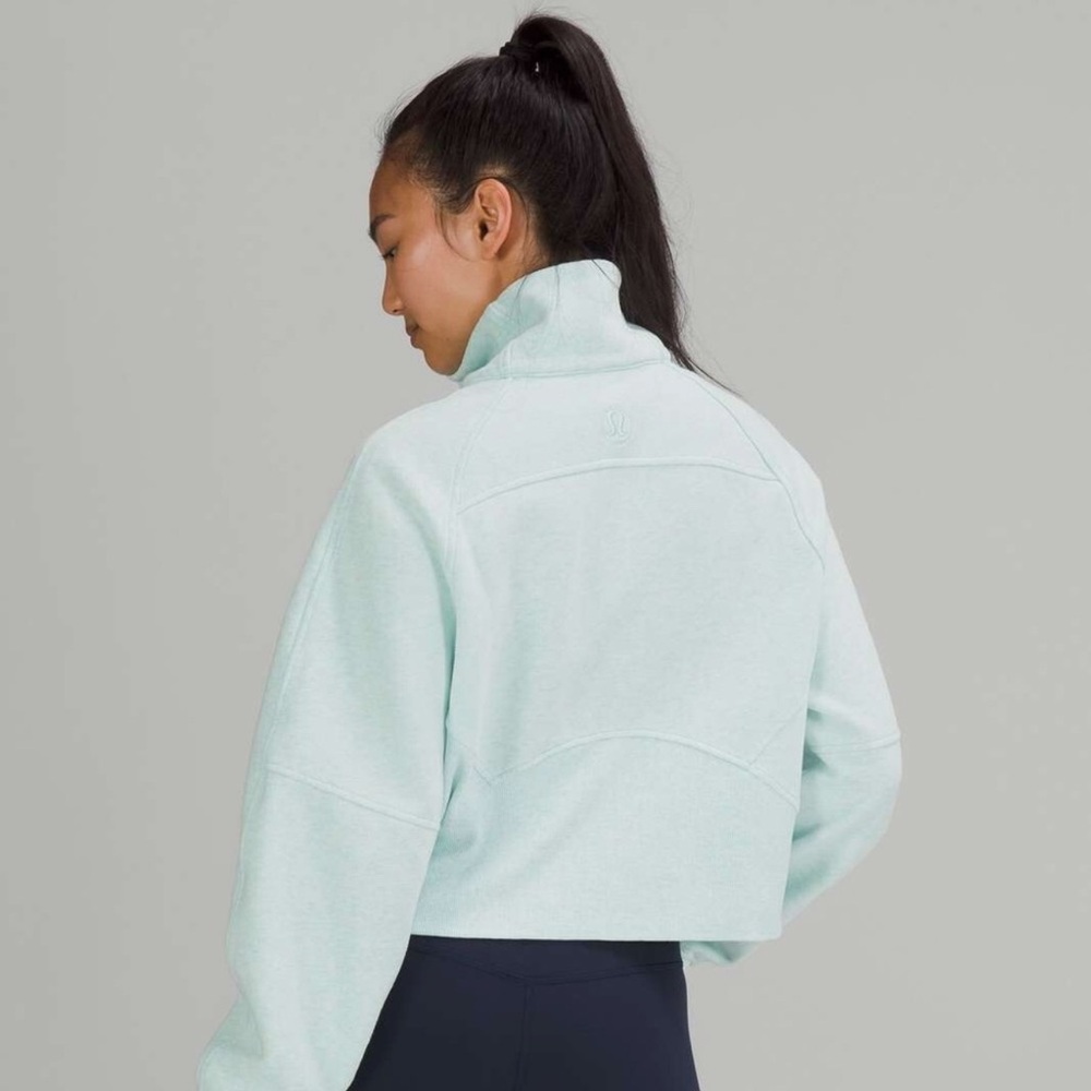 lululemon athletica Mint Green Cozy Pullover - Picture 3 of 6